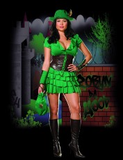 Womens Robin Good Costume - Robyn Da Hood (Plus Size)