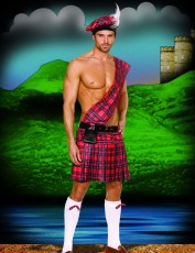 Mens Scottish Kilt Costume - Hot Scottie